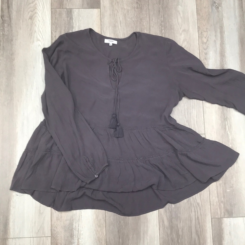 Kensie peplum blouse XL